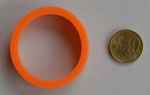 Flippergummi normal - orange - Silikon