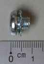 Schraube mit Sicherungsscheibe für Schloss 1/4-28 x 1/4"