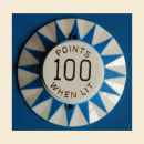 Bumpercap Bally blau '100 Points w/lit'